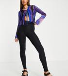 Collusion Basic Leggings In Black