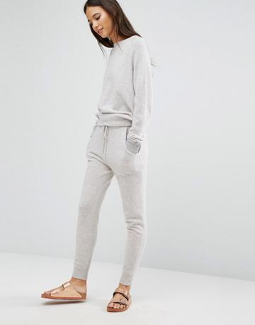 Les 100 Ciels Cashmere Jogger - Gray