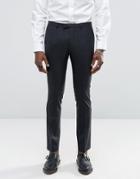 Noose & Monkey Tuxedo Suit Pants With Stretch In Super Skinny Fit - Bl