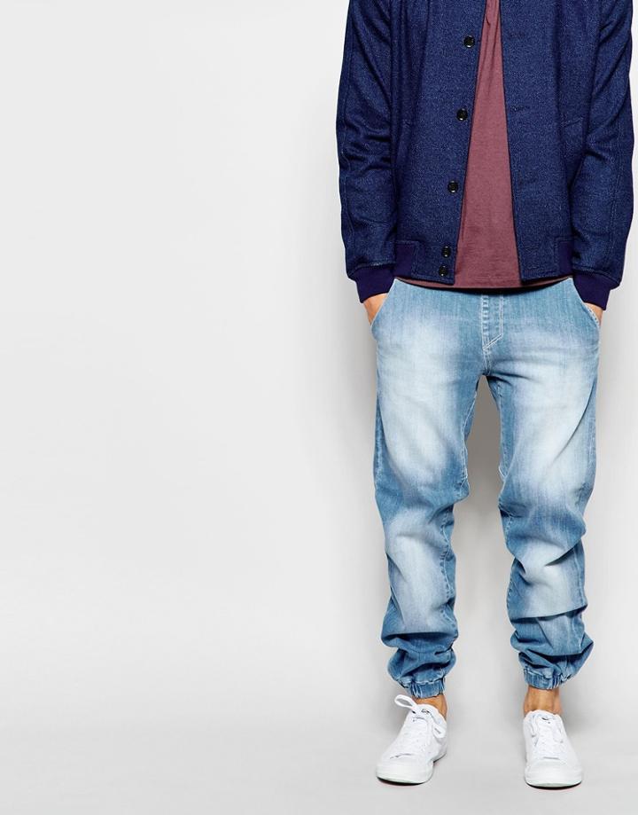 Loyalty & Faith Jogger Jean Light Wash - Blue