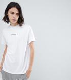 Dream But Do Not Sleep Logo T-shirt With Back Print - White