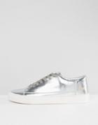 Systvm Lo Sneakers In Silver - Silver