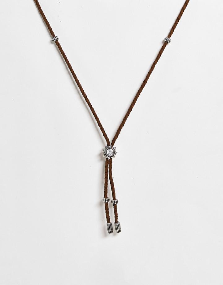 Classics 77 Marble Sun Cord Necklace In Brown