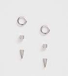 Designb 3 Pack Earrings In Sterling Silver - Silver