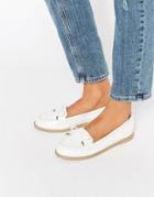 Asos Monthly Flat Shoes - White