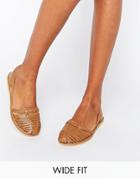 Asos Jordan Wide Fit Summer Shoes - Tan