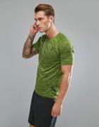 Yourturn Running T-shirt In Spacedye - Yellow