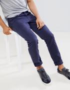 Asos Design Slim Jeans In Navy - Navy