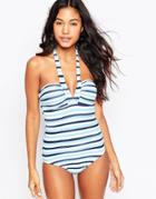 Seafolly Stripe Swimsuit - Ice