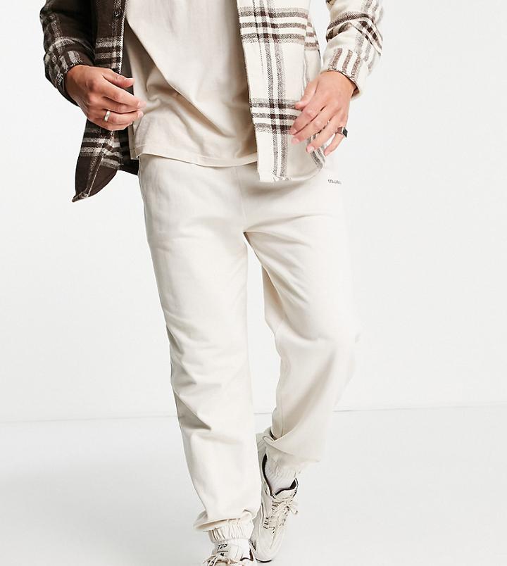 Collusion Logo Sweatpants In Ecru-white