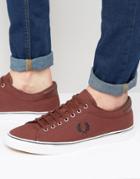 Fred Perry Underspin Canvas Sneakers - Red