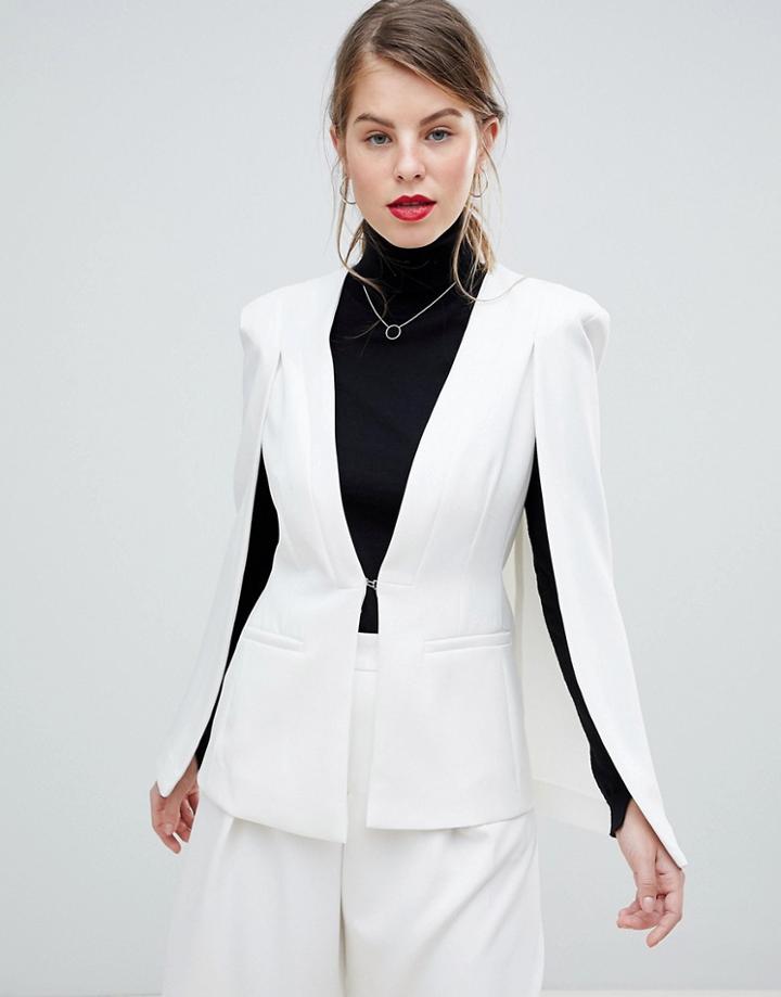 Oasis Cape Jacket - White
