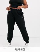 Puma Plus Essentials Black Sweat Pants