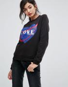 Love Moschino Nasa Love Sweater - Black