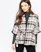 Wal G Jacket In Check - Multi