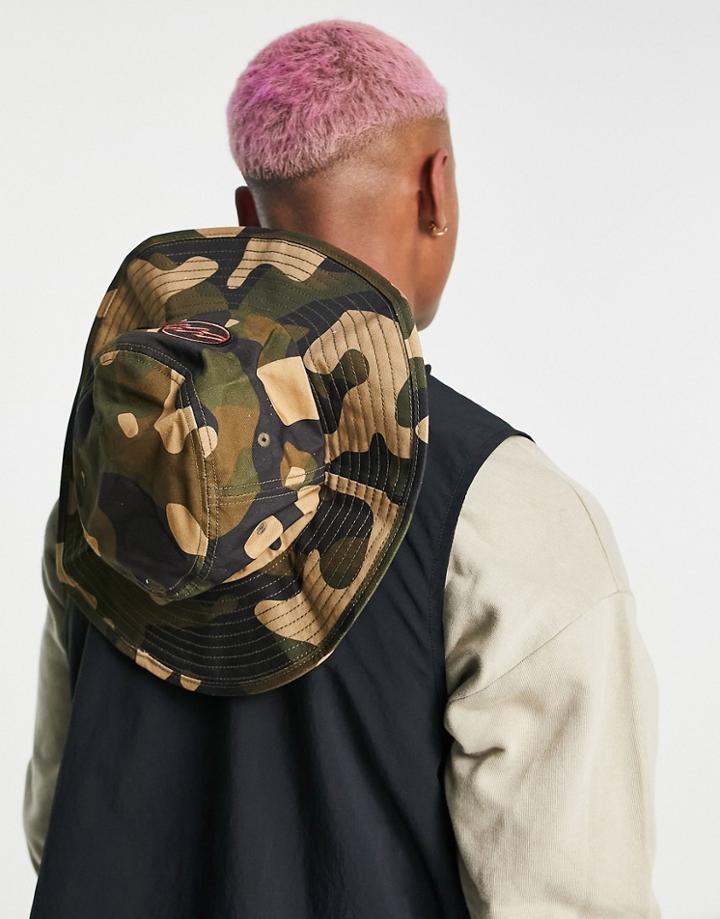 Billabong Big John Bucket Hat In Camo-green