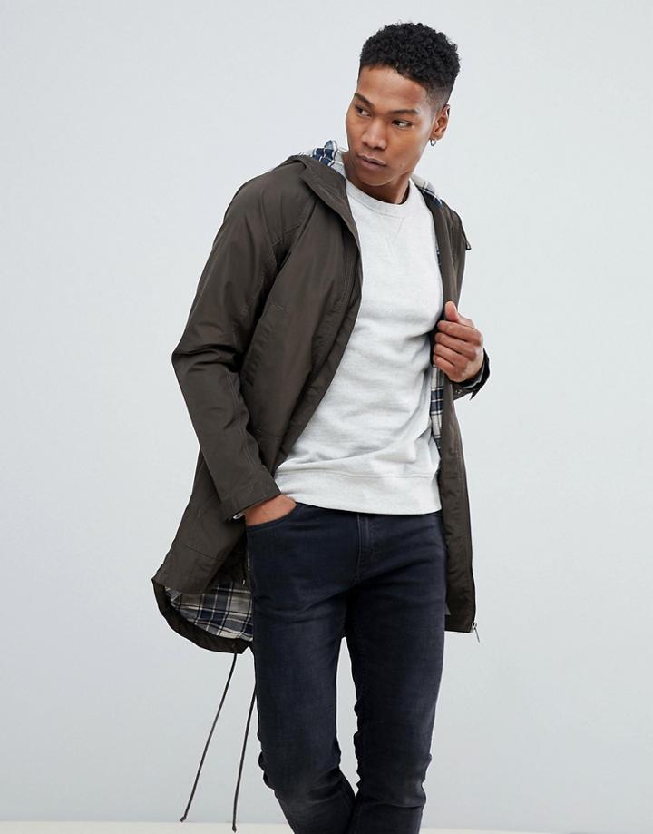 Le Breve Lightweight Parka - Green