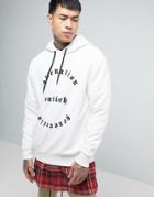 Antioch Embroidered Alien Generation Hoodie - White