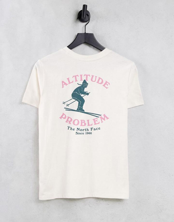 The North Face Altitude Problem Back Print T-shirt In White