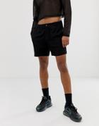 Weekday Casper Shorts In Black - Black
