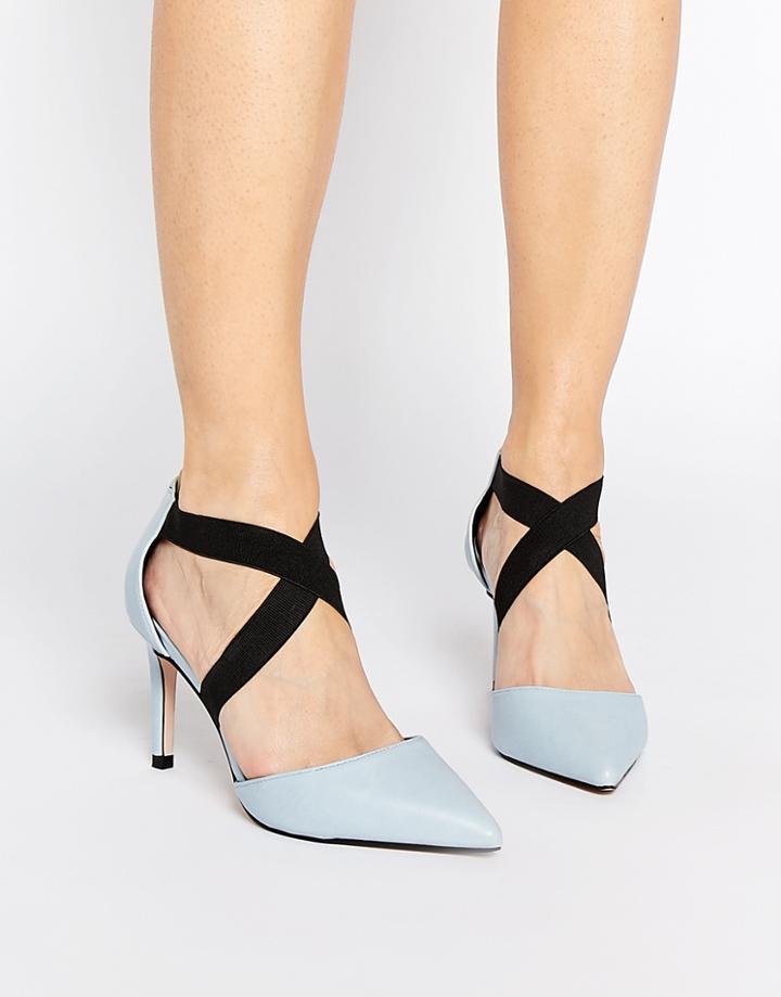 Asos Sterling Pointed Heels - Pale Blue