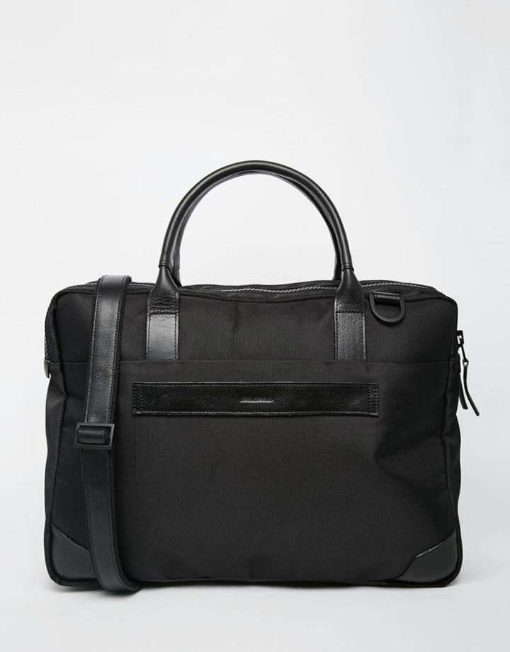Royal Republiq Galactic Explorer Bag With Leather Trims - Black