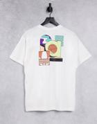 Adidas Originals Still Life Summer T Shirt In White