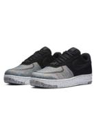 Nike Air Force 1 Crater Recycled Sneakers In Black