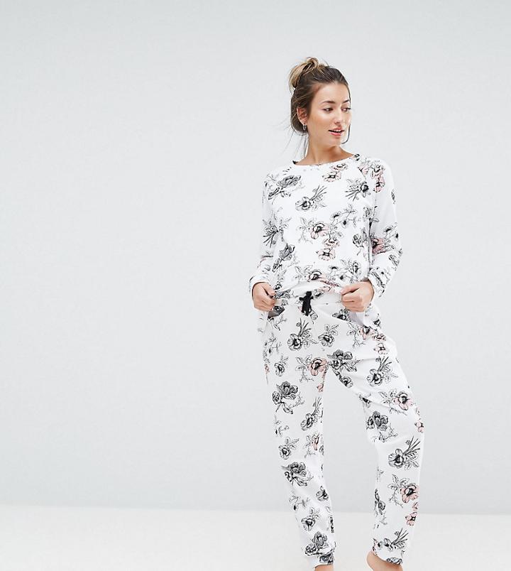 Asos Maternity Lounge Floral Sweat & Jogger Set - Multi