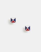 Tommy Hilfiger Pyramid Studs - Silver