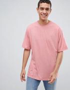 Dead Vintage Oversized Fit T-shirt In Speck - Red