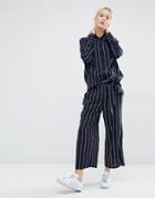 Gestuz Sus Relaxed Culottes In Stripe - Multi