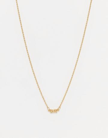 Me & Zena Om Necklace - Gold