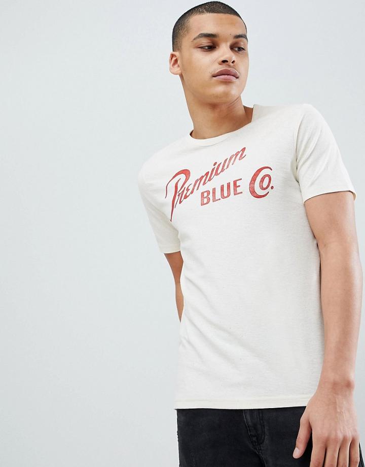 Jack & Jones Premium T-shirt With Premium Print - White