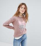 New Look Sequin Bauble Holidays Sweater