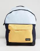 Nicce London Backpack With Blue Panels - Blue