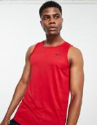 Nike Training Dri-fit Legend Tank Top In Red