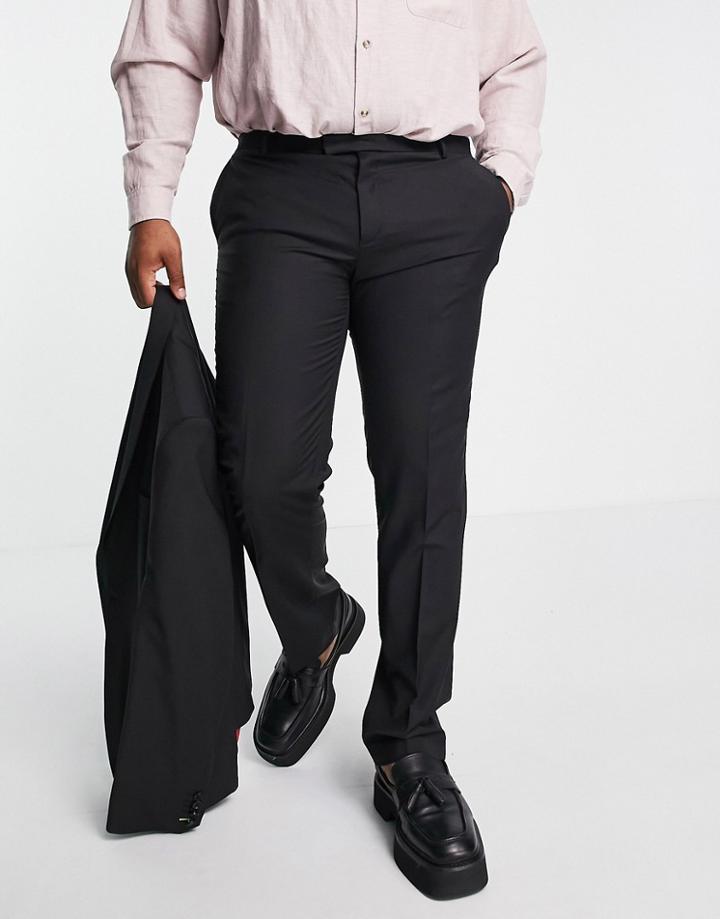 Twisted Tailor Plus Ellroy Skinny Fit Suit Pants In Black