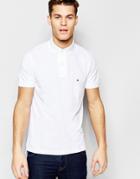 Tommy Hilfiger Polo In Slim Fit White - White