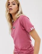 Adidas Originals Ryv T-shirt In Pink - Red