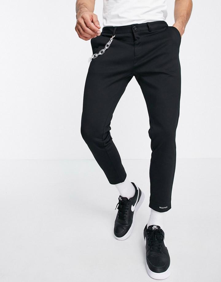 Mauvais Lozere Pants With Frosted Chain In Black