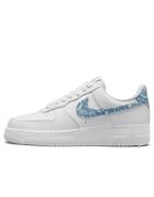 Nike Air Force 1 '07 Essential Sneakers In White/worn Blue