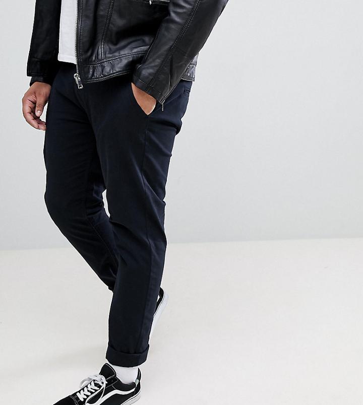 Blend Slim Fit Chino In Black - Black