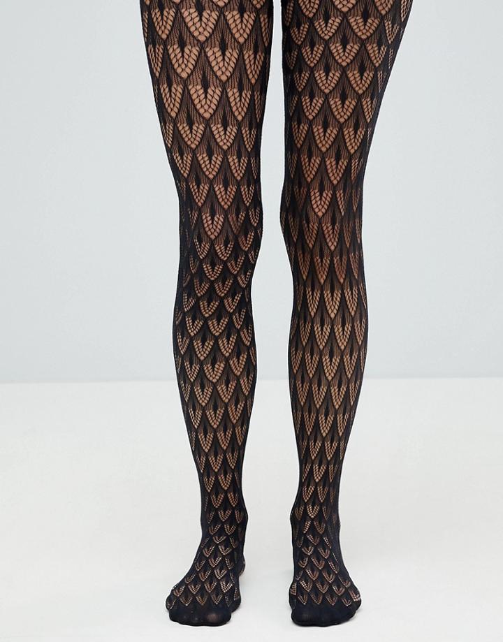 Jonathan Aston Crochet Net Tight - Black