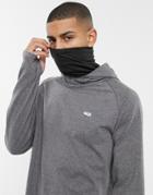 Asos 4505 2-in-1 Training Hoodie With Neckwarmer-grey