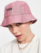Vans Hankley Bucket Hat In Mesa Rose Pink