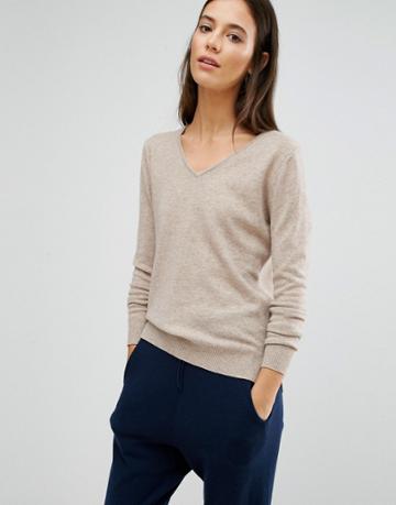 Les 100 Ciels Cashmere Sweater - Tan