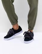Puma Suede Heart Sneaker - Black