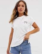 Free People Wipeout Graphic T-shirt-white