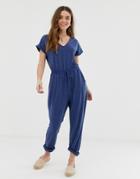 Gilli Relaxed Fit Jumpsuit-blue